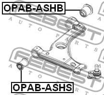 Mounting, control/trailing arm OPAB-ASHB - image 2