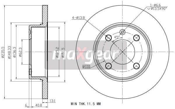 Brake Disc 19-0773