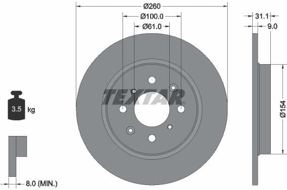 Brake Disc PRO 92234203