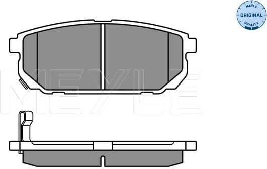 Brake Pad Set, disc brake MEYLE-ORIGINAL: True to OE. 025 240 5815/W - image 2