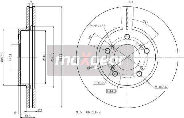 Brake Disc 19-2554 - image 2