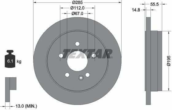 Brake Disc PRO 92090003