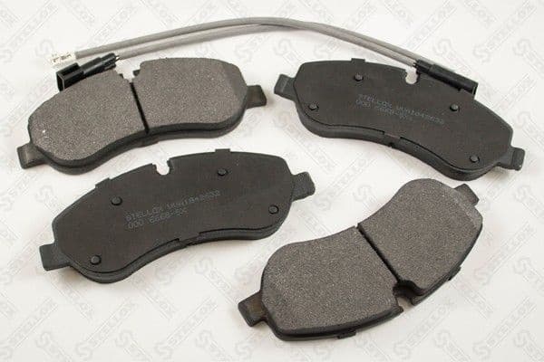 Brake Pad Set, disc brake 000 666B-SX