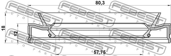 Shaft Seal, drive shaft 95HEY-59801218R - image 2