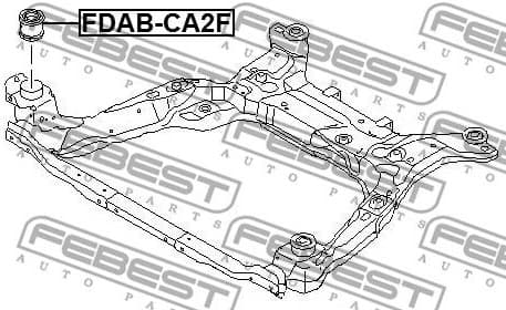 Bushing, axle beam FDAB-CA2F - image 2