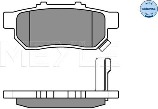 Brake Pad Set, disc brake MEYLE-ORIGINAL: True to OE. 025 217 3813/W - image 3