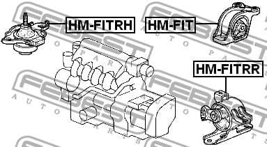 Mounting, engine HM-FIT - image 2