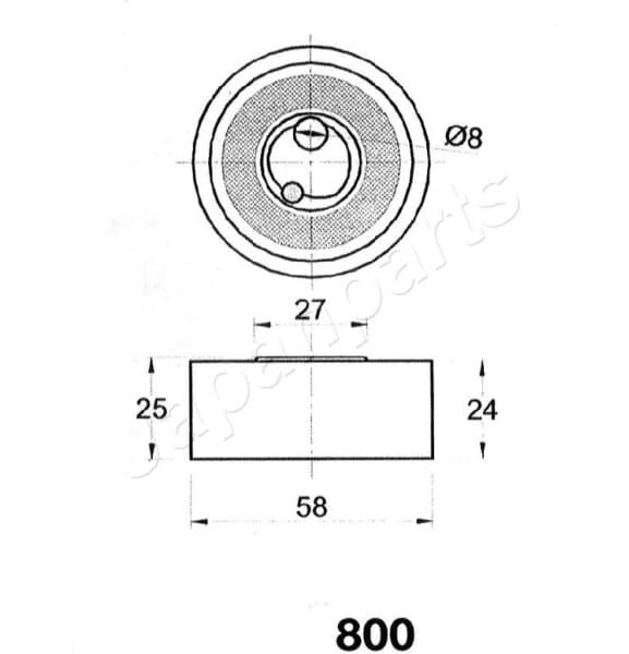 Tensioner, timing belt BE-800 - image 2