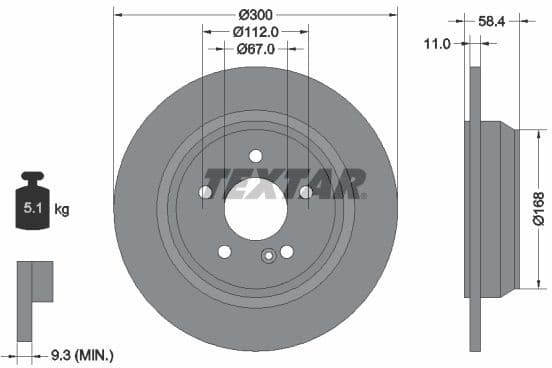Brake Disc PRO 92099403