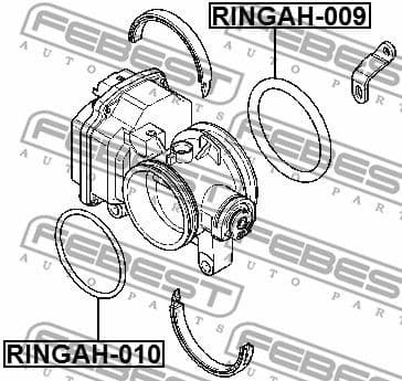 Gasket, throttle body RINGAH-010 - image 2