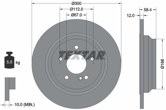 Brake Disc PRO 92176503