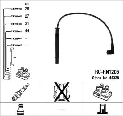 Ignition Cable Kit RC-RN1205