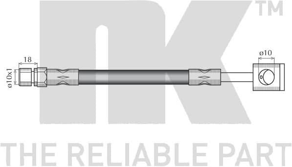 Brake Hose 853647 - image 2