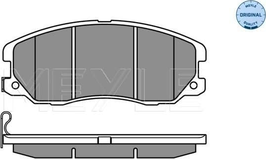 Brake Pad Set, disc brake MEYLE-ORIGINAL: True to OE. 025 245 1016/W - image 2