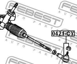 Tie Rod End 0421-CY - image 2