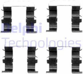 Accessory Kit, disc brake pad LX0418