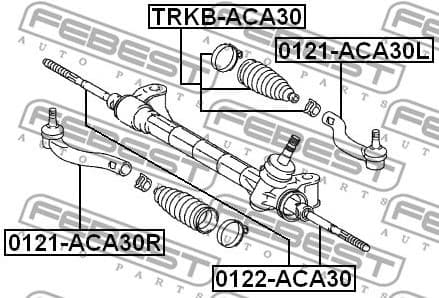 Inner Tie Rod 0122-ACA30 - image 2