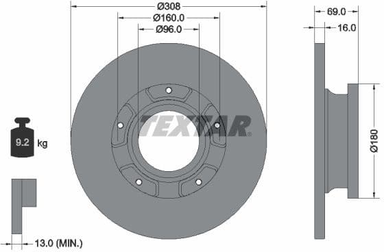 Brake Disc PRO 92292603