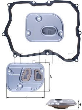 Hydraulic Filter, automatic transmission HX236D