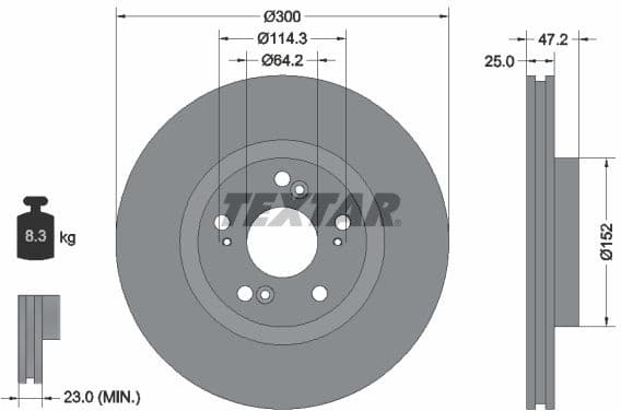 Brake Disc PRO 92140903