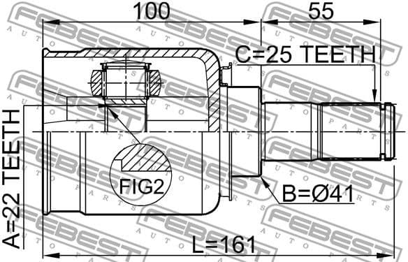 Joint Kit, drive shaft 2211-CD - image 2