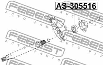 Bearing, drive shaft AS-305516 - image 2