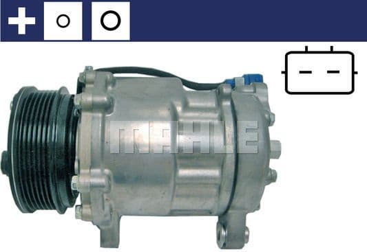 Compressor, air conditioning BEHR ACP 61 000S