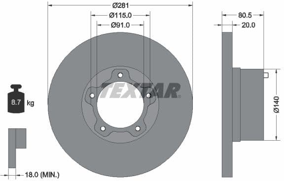 Brake Disc 92031500