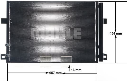 Condenser, air conditioning BEHR AC 885 000S - image 13