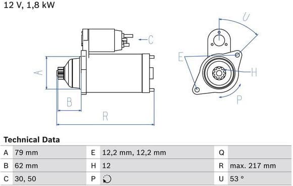 Starter 0 986 026 330