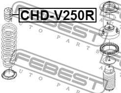 Rubber Buffer, suspension CHD-V250R