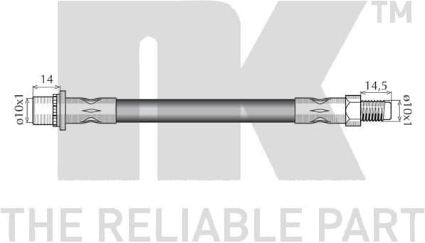 Brake Hose 854020 - image 2