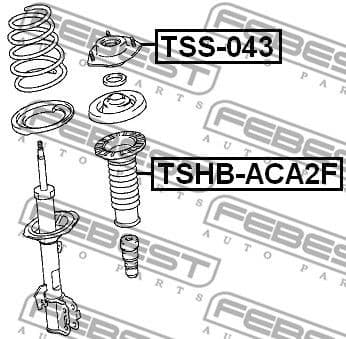 Suspension Strut Support Mount TSS-043 - image 2