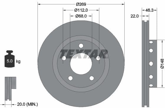 Brake Disc 92098400