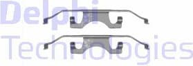 Accessory Kit, disc brake pad LX0340