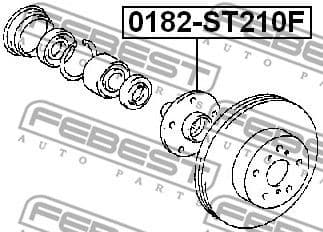Wheel Hub 0182-ST210F - image 2