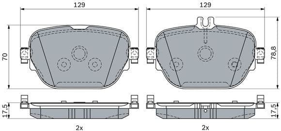 Brake Pad Set, disc brake 0 986 424 439 - image 7
