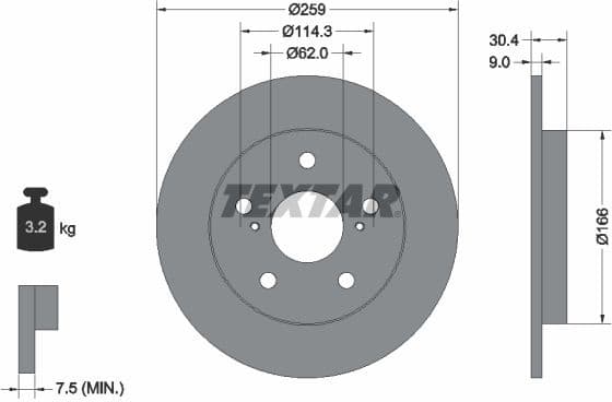 Brake Disc PRO 92164103