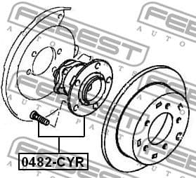 Wheel Hub 0482-CYR - image 2