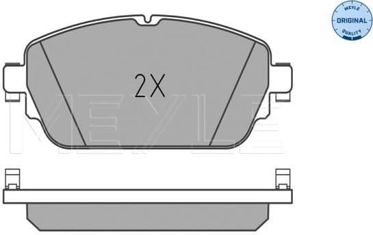 Brake Pad Set, disc brake MEYLE-ORIGINAL: True to OE. 025 220 3219