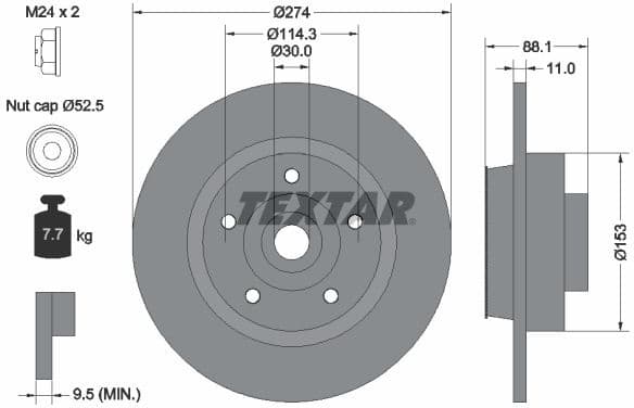 Brake Disc PRO 92232603