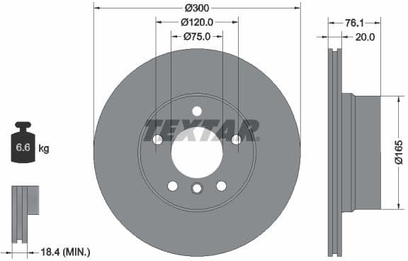 Brake Disc PRO 92199503