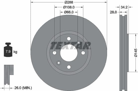 Brake Disc 92107800