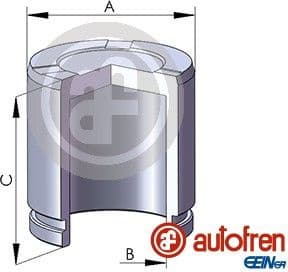 Piston, brake caliper D025533
