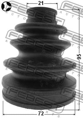 Bellow, drive shaft 0115-1NZFE - image 2