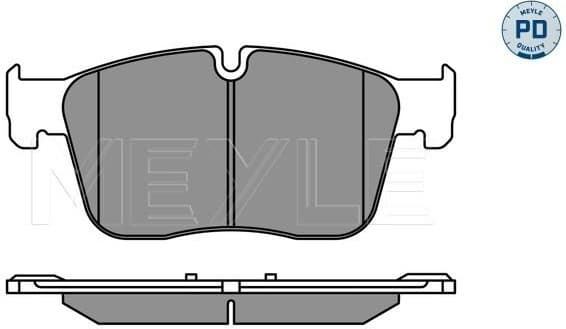 Brake Pad Set, disc brake MEYLE-PD: Advanced performance and design. 025 223 0218/PD - image 2