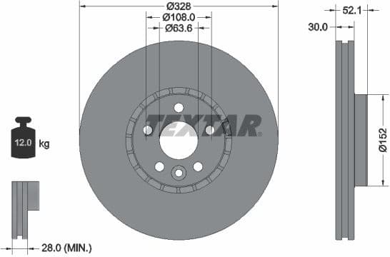 Brake Disc PRO 92196303