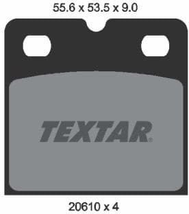 Brake Pad Set, disc parking brake 2061005