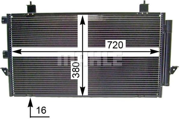 Condenser, air conditioning BEHR AC 796 000S - image 5