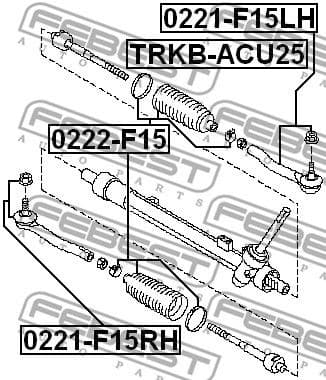 Inner Tie Rod 0222-F15